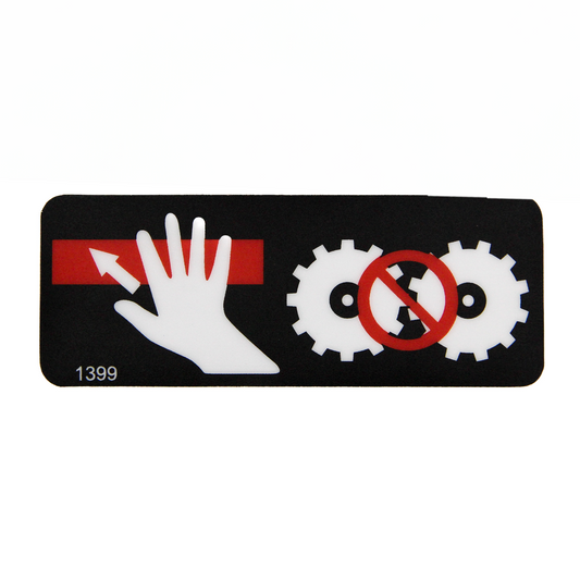 “Push To Stop” Decal 1399