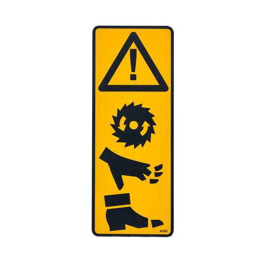 Timberwolf Safety Decal – Keep Hands & Feet Out 4099